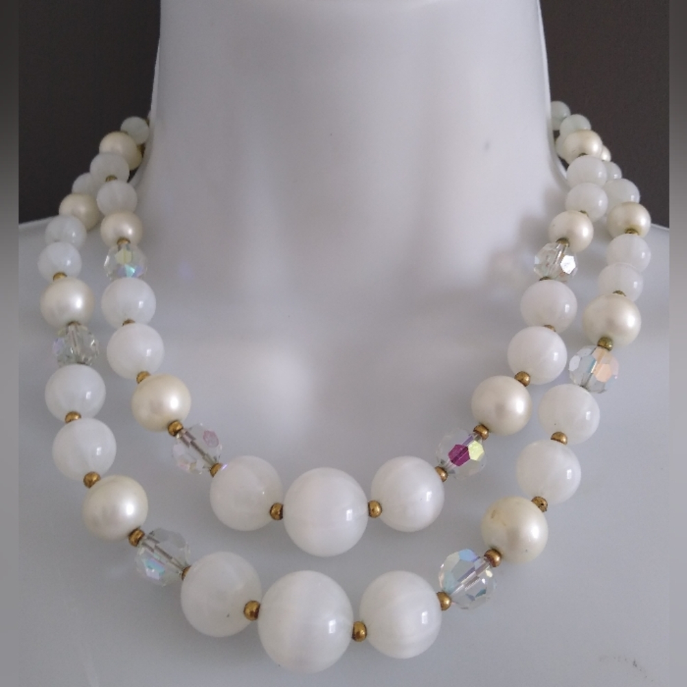 Lisner Double Strand Necklace